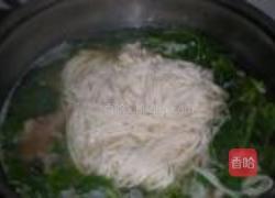 菠菜牛肚面的做法图解9