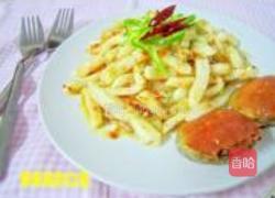 蟹肉年糕条的做法图解8