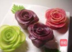 紫薯玫瑰花的做法图解9