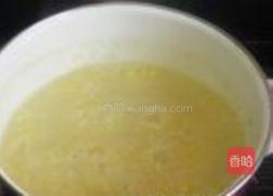 栀子花枸杞小米粥的做法图解4