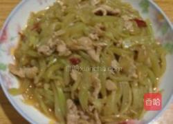 黄瓜炒肉片的做法图解5