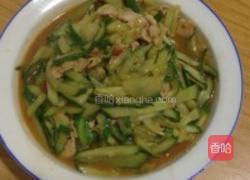 黄瓜炒肉片的做法图解6