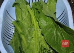 烧骨滚春菜的做法图解2