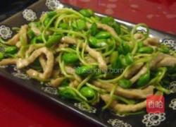 里脊炒豆苗的做法图解9
