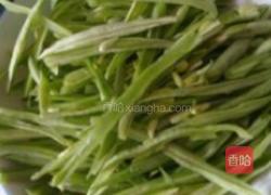 肉末芸豆的做法图解2