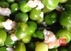 豌豆焖肉末的做法图解3