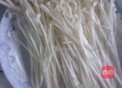 金针菇羊肉卷的做法图解1
