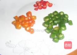 萝卜干拌豌豆的做法图解2