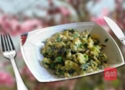 野葱炒鸡蛋的做法图解1