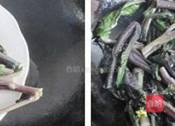 鲜嫩红菜苔的做法图解3