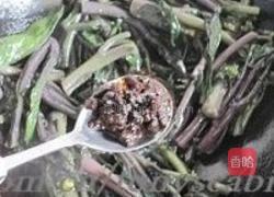 鲜嫩红菜苔的做法图解4