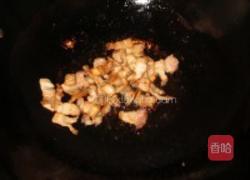 豆豉五花小炒秋葵的做法图解3