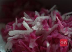 双色萝卜丝豆渣饼的做法图解1