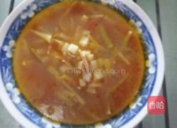 土豆番茄竹笋汤的做法图解4