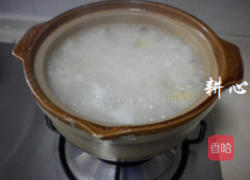雪蛤莲子白果粥的做法图解7