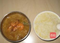 白菜烩明虾的做法图解2