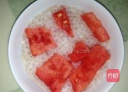 冰凉西瓜西米露的做法图解6