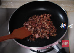 黄姜炒饭的做法图解4