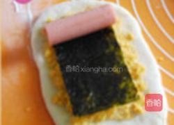 肉松香肠包and培根海苔包的做法图解6