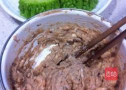 虾蓉酿苦瓜的做法图解5
