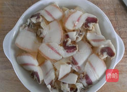 咸肉蒸黄泥拱的做法图解3