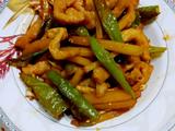 土豆杭椒炒肉条