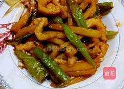 土豆杭椒炒肉条的做法图解9