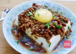 肉末蒸豆腐的做法图解6