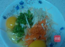蛋煎金针菇的做法图解2