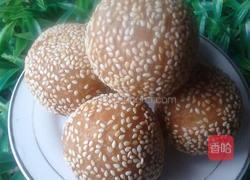 酥脆芝麻黄金球的做法图解8