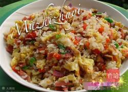 花色炒饭的做法图解6