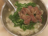 青菜香肠馄饨面
