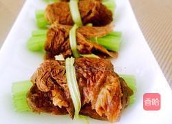 凉拌芹菜牛肉卷的做法图解6