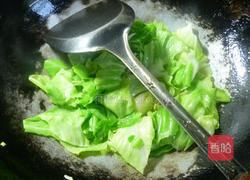番茄炒牛心菜的做法图解4