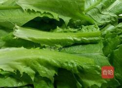 豆豉鲮鱼油麦菜的做法图解2