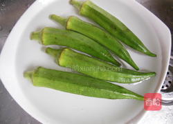 肉酿秋葵的做法图解4