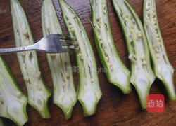 肉酿秋葵的做法图解6