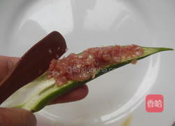 肉酿秋葵的做法图解8