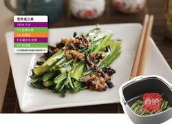 豆豉鲮鱼油麦菜的做法图解6