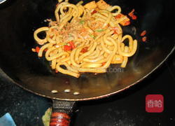 香干米虾炒粉条的做法图解5