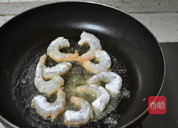 莲藕炒手剥虾的做法图解8