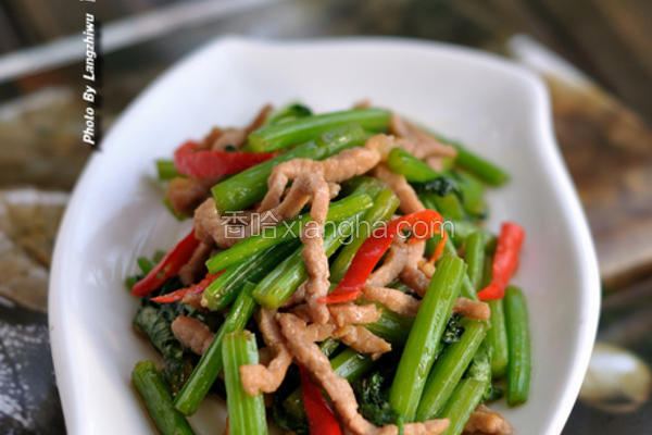 肉丝芹菜