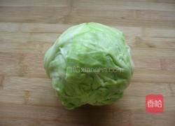 炒牛心菜的做法图解1