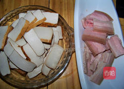 香干回锅肉的做法图解3
