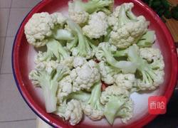 菜花粉丝煲的做法图解3
