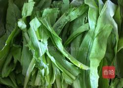 豆豉鲮鱼油麦菜的做法图解1