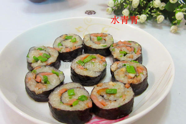 糯饭腊肉海苔卷