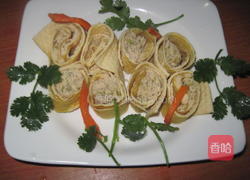 鸡肉豆卷的做法图解9