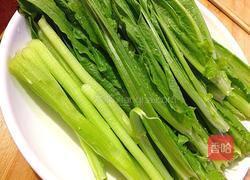豆鼓鲮鱼油麦菜的做法图解2