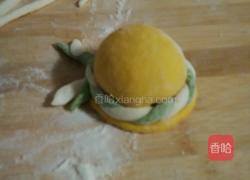 南瓜草帽豆沙包的做法图解11